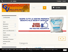 Tablet Screenshot of gvmedicali.it